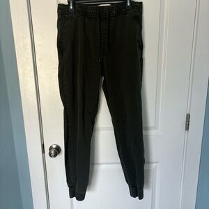 Hollister Men's Dark Green Joggers